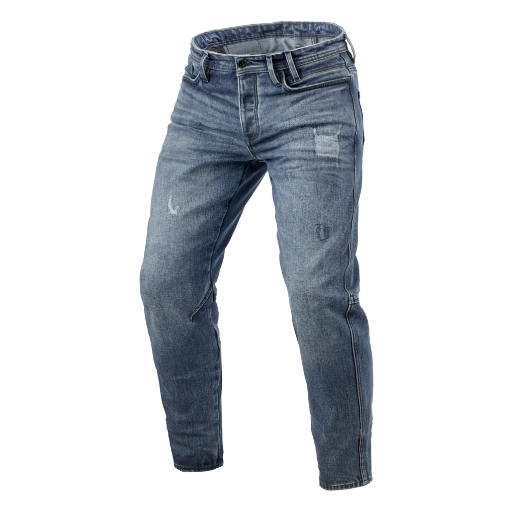 FPJ062, Мотоджинсы, REVIT Rilan TF Medium Blue Vintage