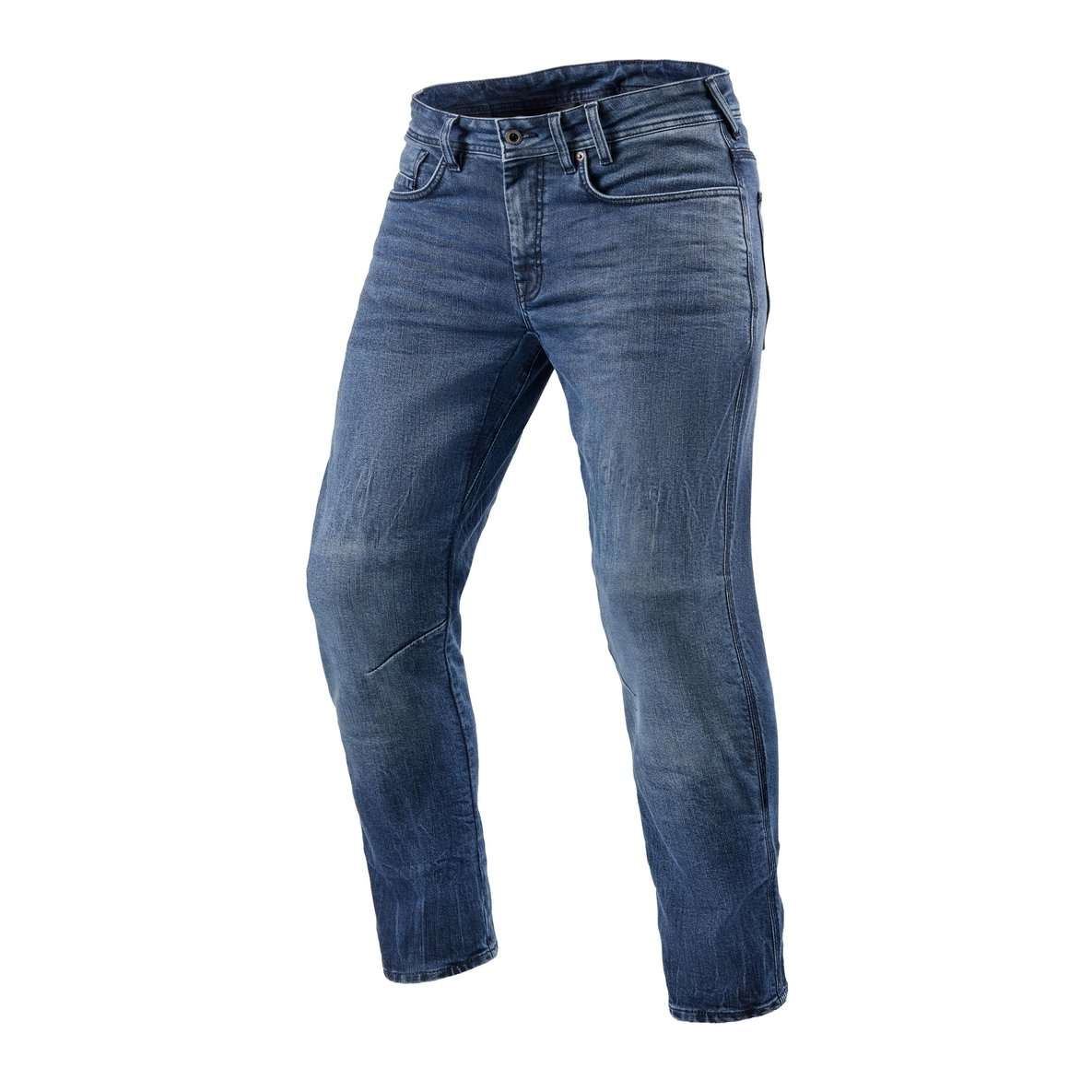 FPJ056, Мотоджинсы, REVIT Detroit 2 TF Medium Blue