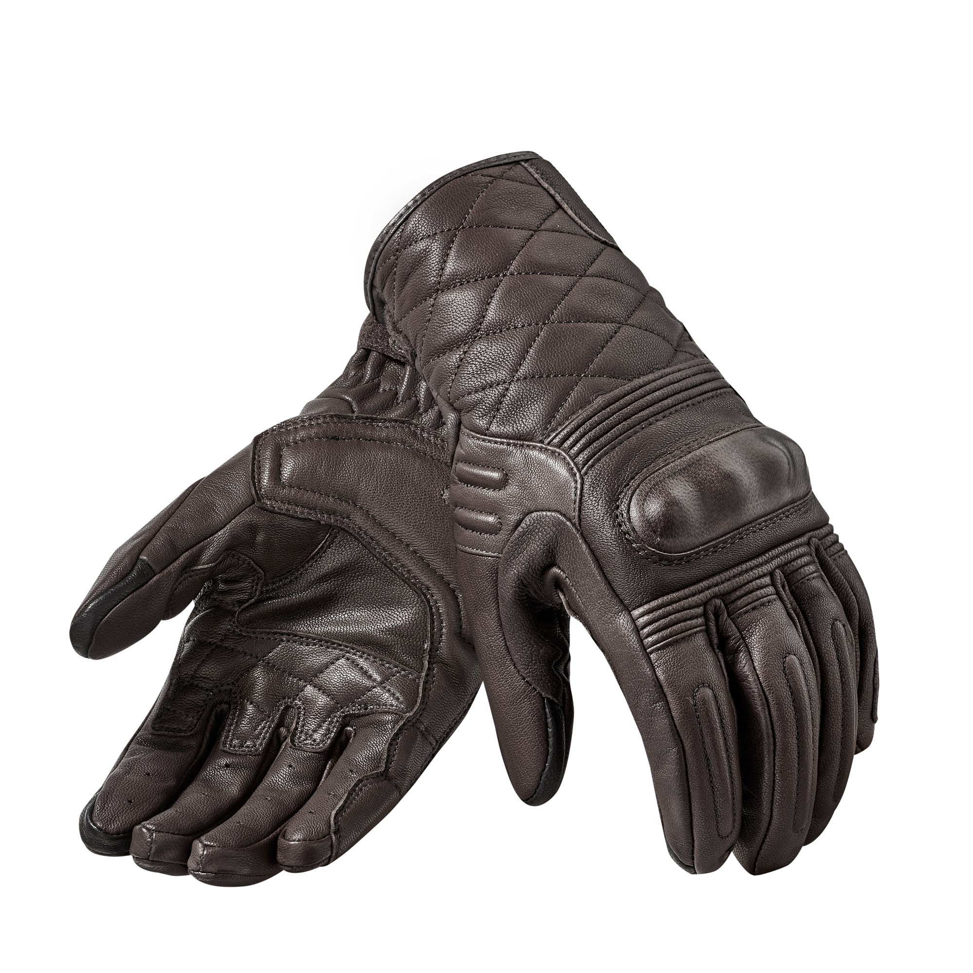 Кожаные мотоперчатки REVIT Monster 2 Dark Brown
