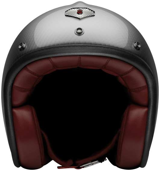 HJ/GLN-19, Открытый мотошлем, Ruby, Belvedere Glace Noire