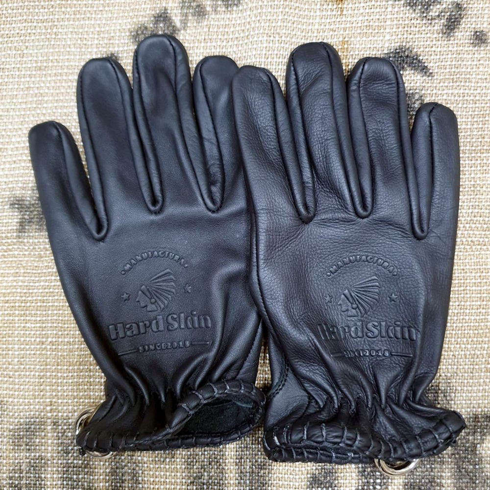 HMRA-24, Кожаные мотоперчатки, IL MOTO Hard Skin Черные