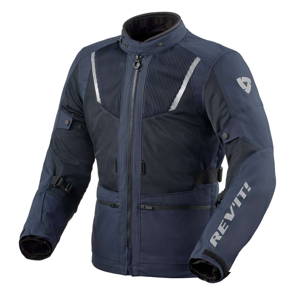 FJT320, Текстильная мотокуртка, REVIT Levante 2 H2O Dark Blue
