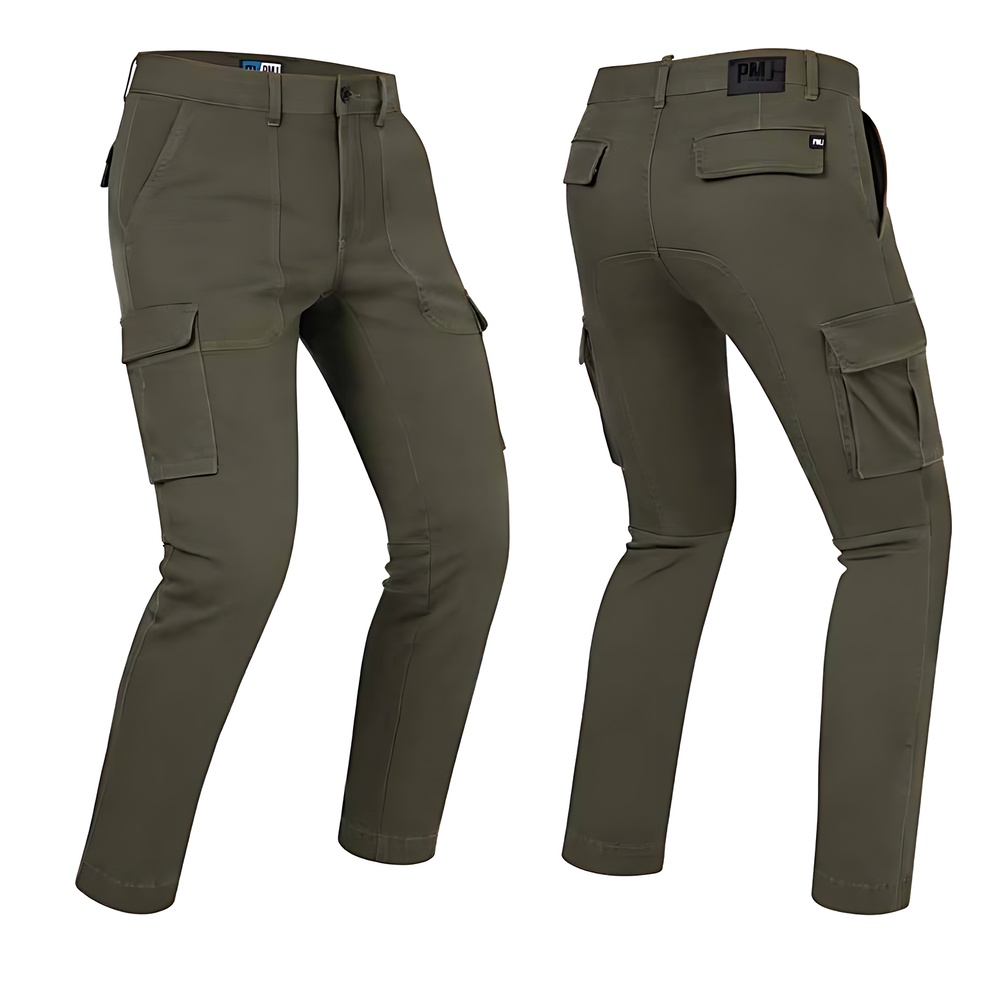 AVIA24, Мотоджинсы, PROMO JEANS AVIATOR Карго, Хаки, Мужские
