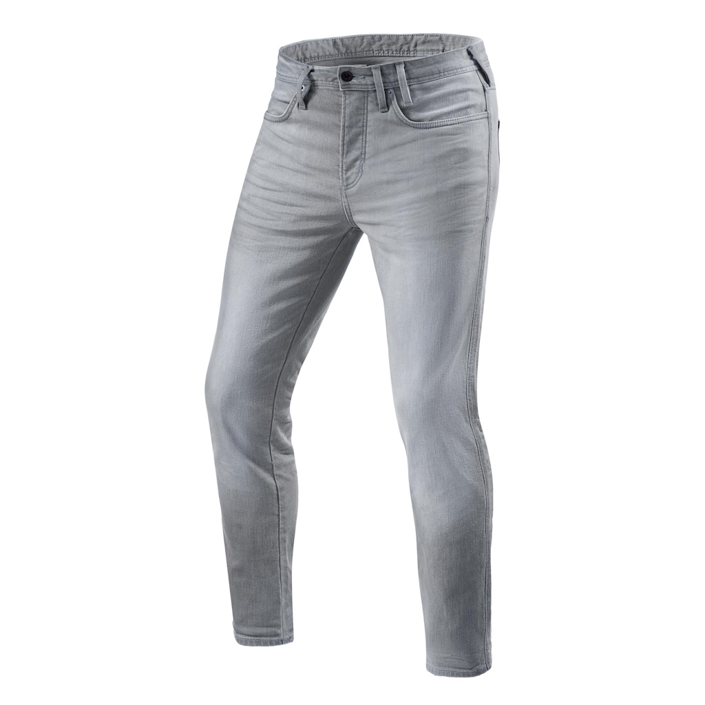 FPJ050, Мотоджинсы, REVIT Piston 2 Light Grey Used