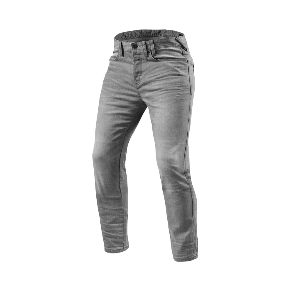 Мотоджинсы REVIT Piston (Skinny Fit) Light Grey Used