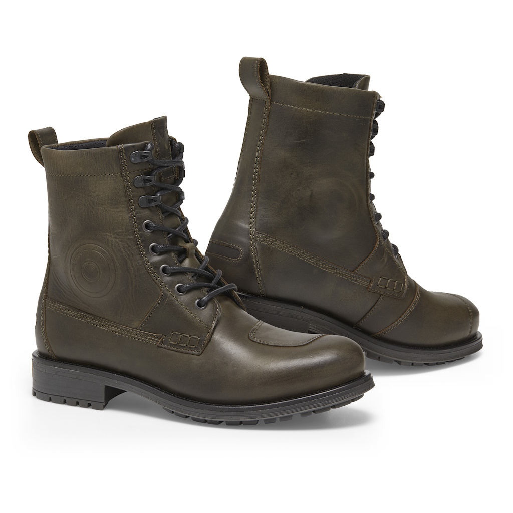 FBR053, Классические мотоботинки, REVIT PORTLAND Olive Green-Black