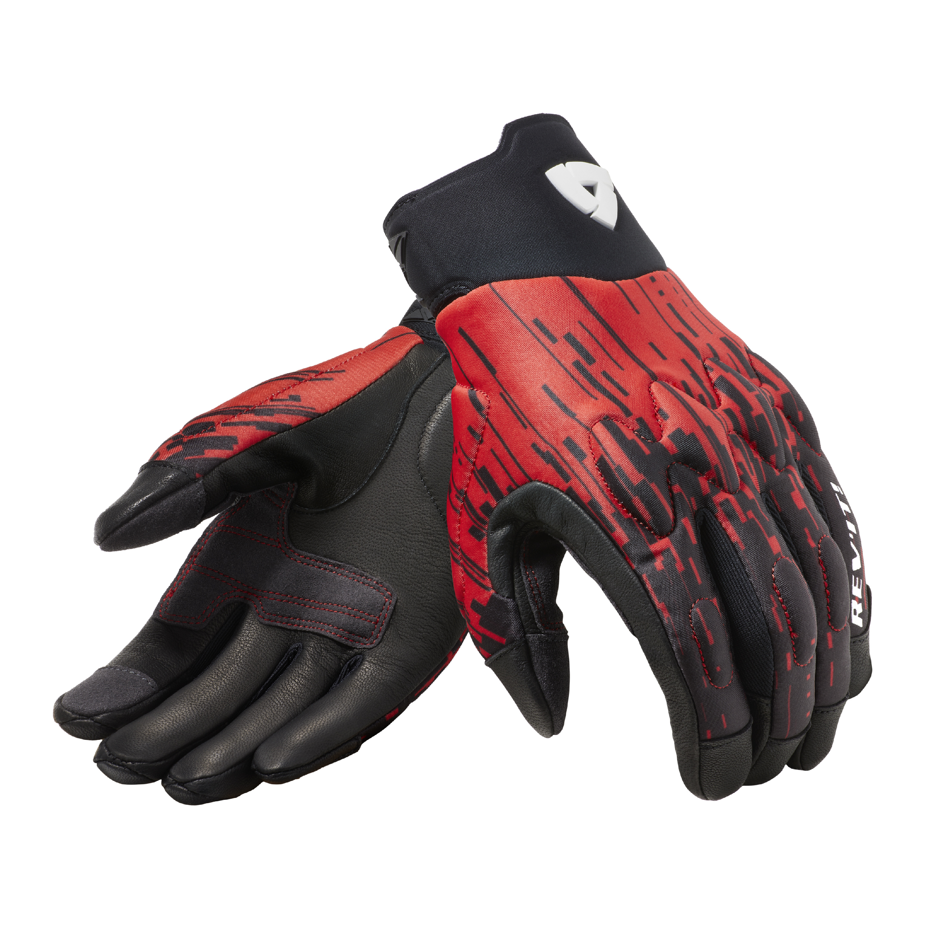 Мотоперчатки REVIT Spectrum Black Neon Red