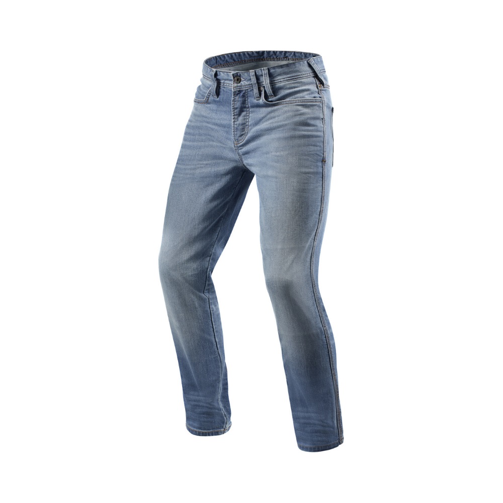 Мотоджинсы REVIT Piston (Skinny Fit) Light Blue Used