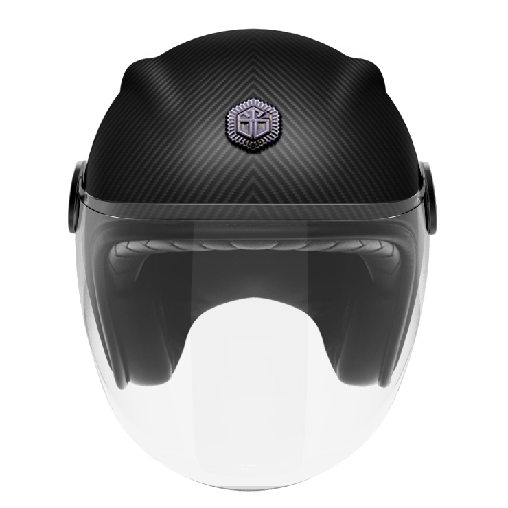 Открытый мотошлем Guang Jet Charbon Matte