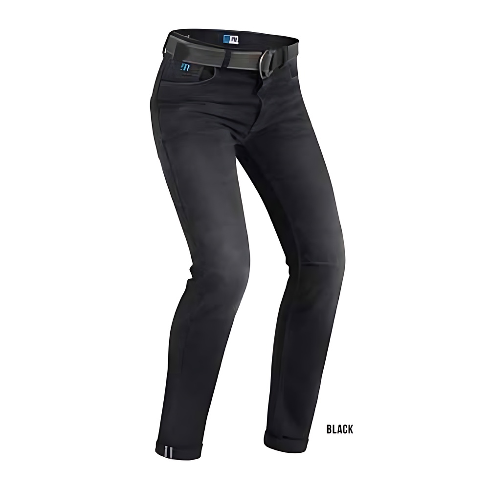 CAFN20, Мотоджинсы, PROMO JEANS CAFERACER, Мужские с ремнем, Черный