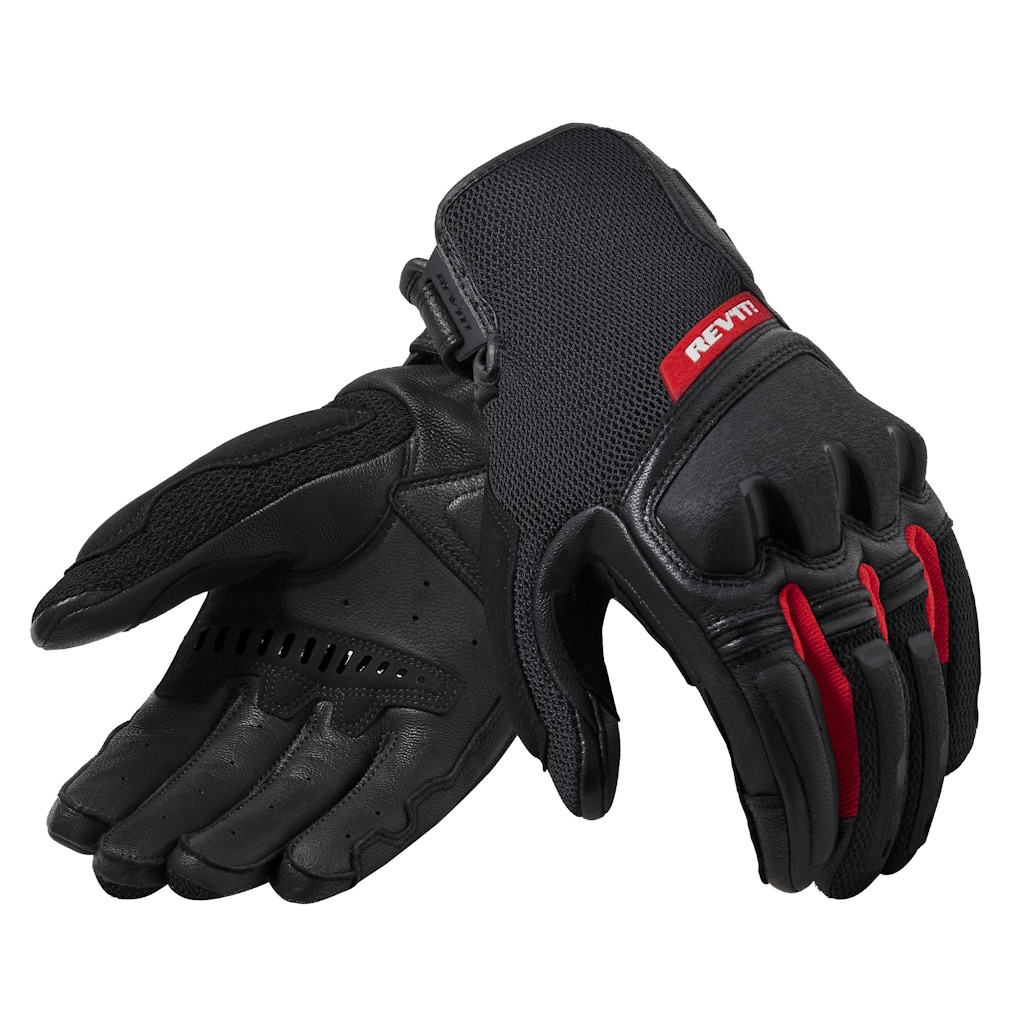 FGS182, Мотоперчатки, REVIT Duty Black Red